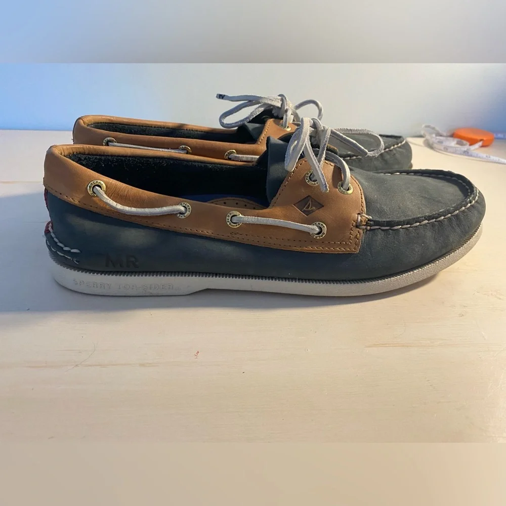 Sperry Top Sider Authentic Original 2 Eye Boat Shoes Custom